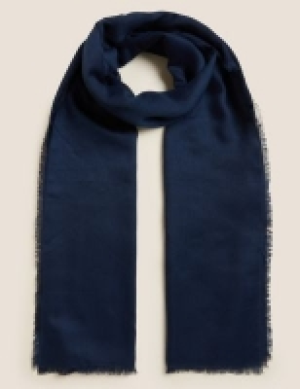 M&s Collection Woven Fringed Scarf