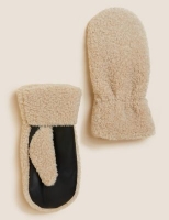 Marks and Spencer M&s Collection Faux Sheepskin Mittens