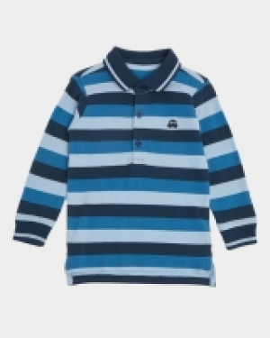 Long Sleeve Polo Pique (6 months-4 years)