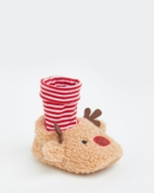 Dunnes Stores  Reindeer Booties (Newborn-12 months)