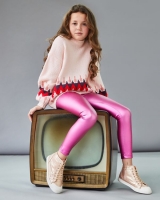 Dunnes Stores  Leigh Tucker Willow Pink Alice Jumper (2-14 years)