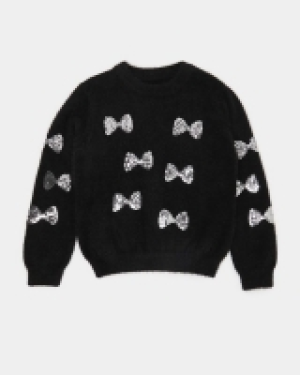Fluffy Embellished Jumper (3-14 years)