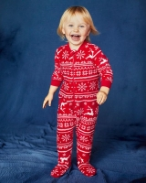 Family Fluffy Fair Isle Sleepsuit (Newborn-18 months)