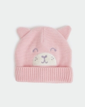 Knitted Cat Hat (0-12 months)
