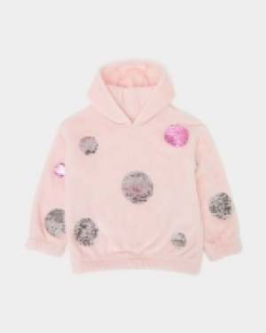 Fluffy Sequin Hoodie (3-10 years)