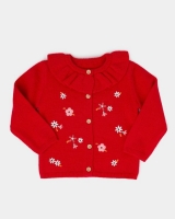 Dunnes Stores  Frill Embroidered Cardigan (6 months-4 years)