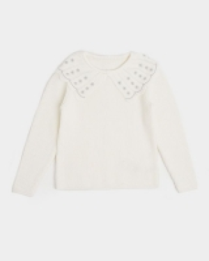 Embroidered Collar Knit (7-14 years)
