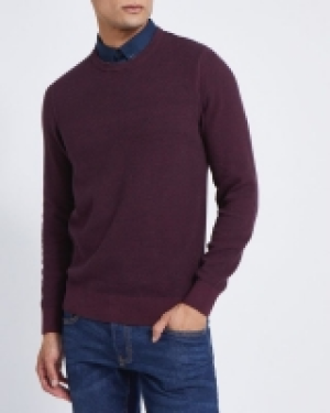 Textured Mock Shirt Jumper