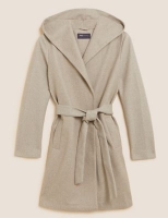 Marks and Spencer M&s Collection Belted Hooded Wrap Coatigan