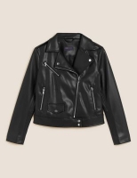 Marks and Spencer M&s Collection Faux Leather Biker Jacket