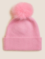 Marks and Spencer Autograph Pure Cashmere Knitted Pom Hat