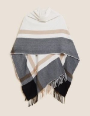 M&s Collection Colour Block Poncho