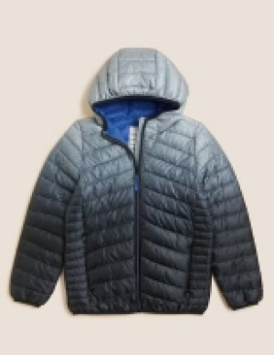 Marks and Spencer M&s Collection Stormwear Lightweight Padded Ombre Jacket (6-16 Yrs)