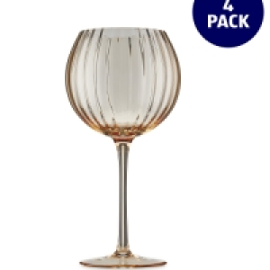 Amber Gin Cocktail Glasses