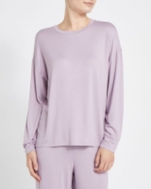 Dunnes Stores  Viscose Long-Sleeved Pyjama Top