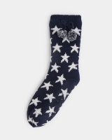 Dunnes Stores  Long Knit Boot Slipper Sock