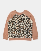 Dunnes Stores  Animal Faux Fur Sweat (3-10 years)