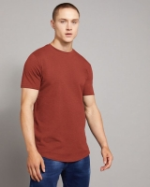 Dunnes Stores  Paul Galvin Rust Dipped Hem Tee