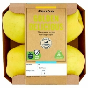 Centra  CENTRA GOLDEN DELICIOUS APPLES TRAY 4PCE