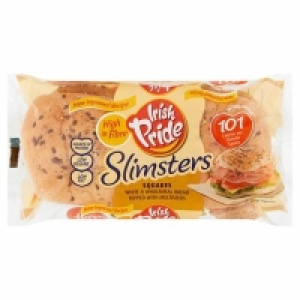 Irish Pride White & Wholemeal Multiseed Squares 4 Pack 164g