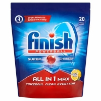 Centra  Finish Powerball All In 1 Lemon Dishwasher Tablets 20pce