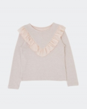 Dunnes Stores  Knit Frill Top (3-8 years)