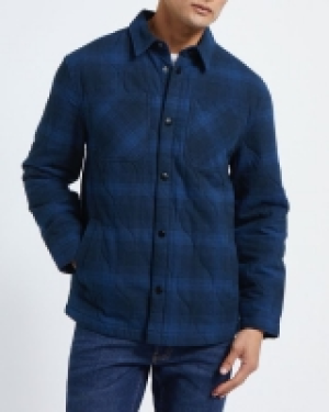 Dunnes Stores  Quilted Padded Twill Overshirt