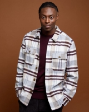 Heavyweight Brushed Check Overshirt