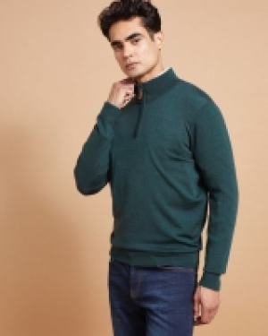 Paul Costelloe Living Merino 1/2 Zip Jumper