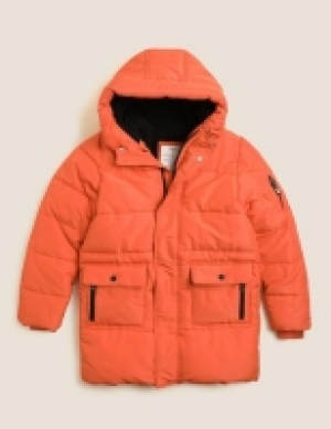 Marks and Spencer M&s Collection Stormwear Padded Longline Coat (6-16 Yrs)