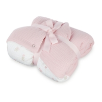 Aldi  Pink Ditsy Carry Cot Baby Wrap