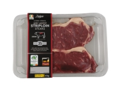 2 Dry Aged Angus Striploin Steaks 11.19 €