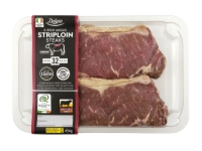 2 Irish Angus Striploin Steaks 7.99 €