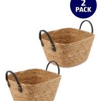 Aldi  Natural Storage Basket 2 Pack
