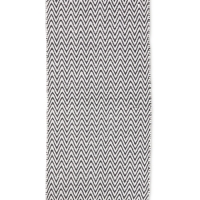 Aldi  Grey Zig Zag Decorative Rug