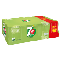 Centra  7UP FREE CAN PACK 24 X 330ML