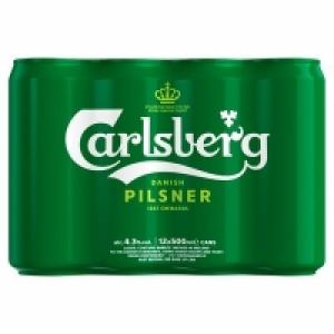 CARLSBERG DANISH PILSNER CAN PACK 12 X 500ML