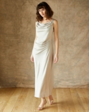 Dunnes Stores  Gallery Verte Cowl Neck Dress