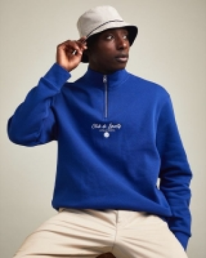 Dunnes Stores  Half Zip Funnel Neck