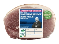 Lidl  Medium Applewood Smoked Half Horseshoe Ham Fillet