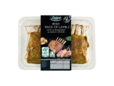 Irish Lamb Rack with a Rosemary < Garlic Crumb