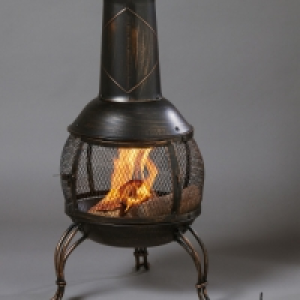 Aldi  Gardenline Steel Chimenea