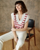 Dunnes Stores  Gallery Paloma Stripe Vest