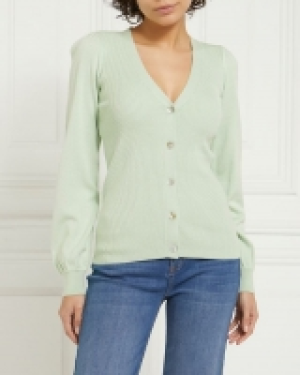 Dunnes Stores  Gallery Verte Rib Puff Cardigan