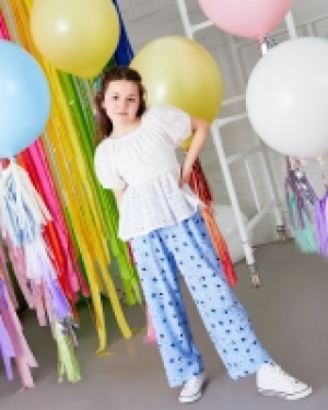 Leigh Tucker Willow Dina Printed Pants (4-14 years)