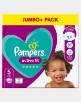 Dunnes Stores  Pampers Active Fit Size 5 Jumbo Nappies - Pack Of 52