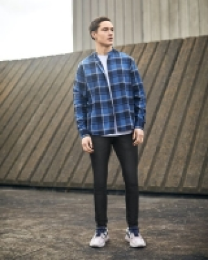 Paul Galvin Check Grandad Shirt