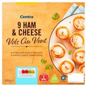 CENTRA HAM & CHEESE VOLS AU VENT 252G 6.00 €