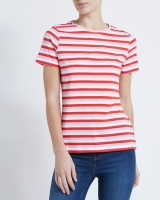 Dunnes Stores  Short Sleeve Stripe Stretch T-Shirt
