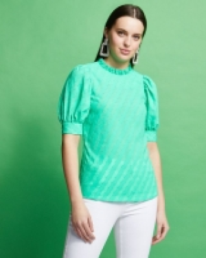 Dunnes Stores  Savida Frill Neck Top